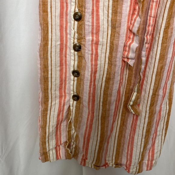 Joie Khari Striped Linen Midi Sun Dress size small - Picture 6 of 9
